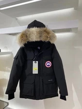 Canada Goose 08 Expedition Parka off Black Down Jacket ❤️