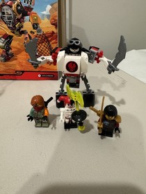 Retired LEGO Ninjago 70592 Salvage M.E.C. Almost Complete Minifigs, Instructions