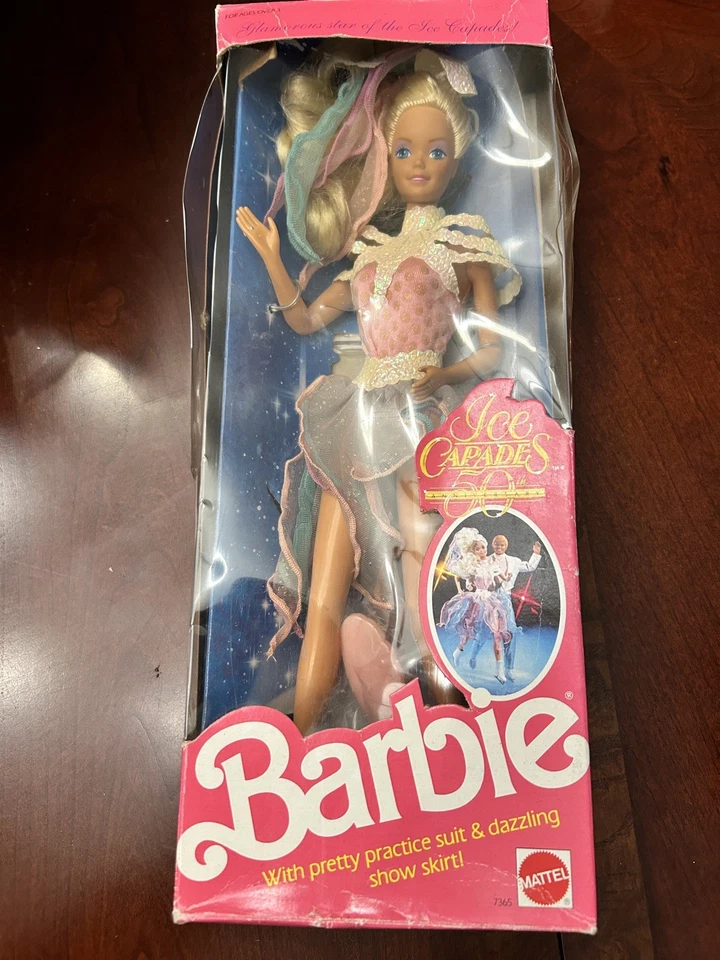 Ice Capades Ken y Barbie Muñeca Lote 50 Aniversario Nuevo en Caja 1989 Mattel #7375 #7365 Foto 3 de 4