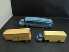 MATCHBOX LESNEY CAR TRANSPORTER,ICE CREAM TRUCK & CATTLE TRUCK TRAILER --Y741