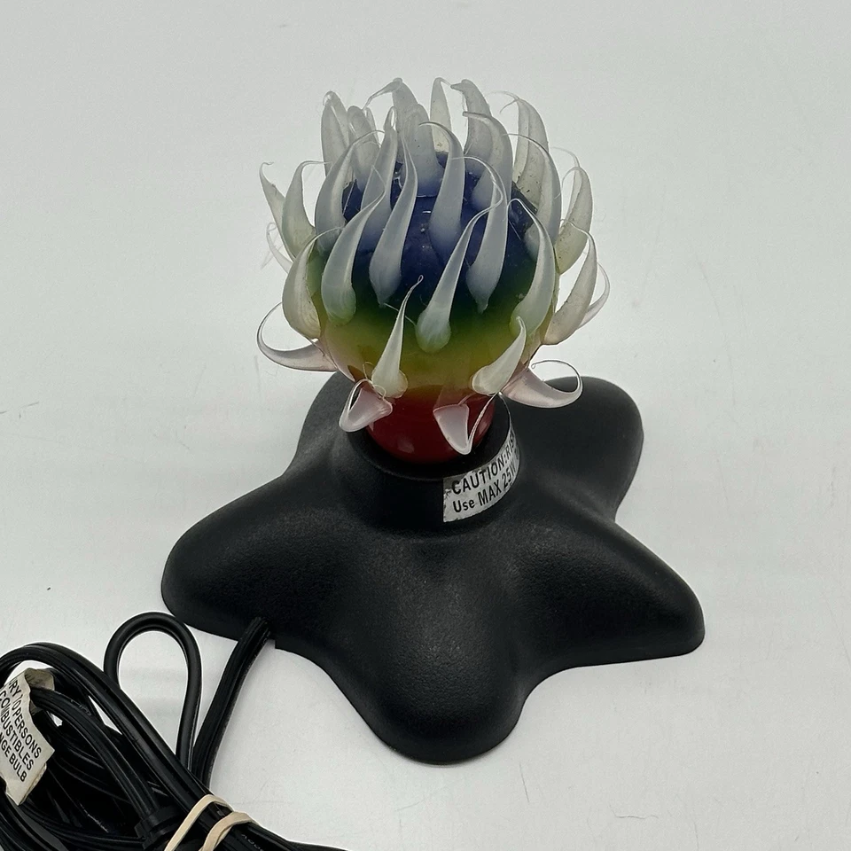 Vintage Y2K Retro Rainbow Spiky Light Bulb Silicone Spikes w/Lamp Base 2003 - Image 4 of 4