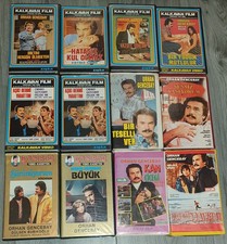 Türkische Filme ORHAN GENCEBAY Filmleri 12x VHS No Cüneyt Minareci Onars