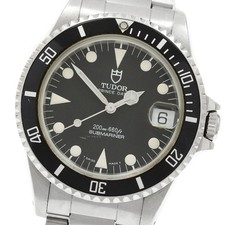 Orologio automatico ragazzo TUDOR Prince Date Submariner 75190 data quadrante nero_945323