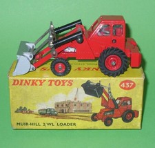 Dinky / 437 Muir Hill 2WL Loader in Red / Boxed
