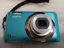 Sanyo VPC X1400 14 MP Compact Digital Camera Blue