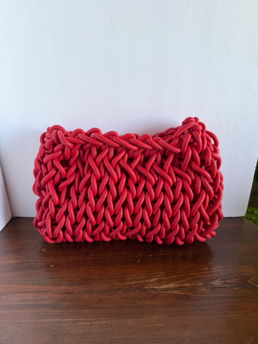Designer Rosanna Contadini Clutch Handbag  from Italy - "Neoprene Wonder"