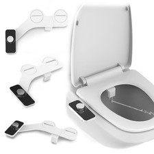 Bidet for Toilet Seat Warm Water, Adjustable Pressure Temperature Control...
