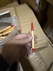 1000 Wood Ballpoint Pens Lot w/ Red Ink & Metal Clip, Wooden Collectible — photo 2