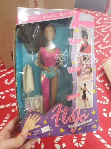 Vintage 1989 Flo Jo Doll – Florence Griffith Joyner New in Box Rare Doll 80s