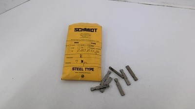 Schmidt 2570-182-D1-E Steel Markers 1/8''X1/8''X1-3/8'' Lot Of 7