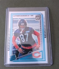 Luther Burden III - 2025 Donruss #395 Rated Rookie RC - Chicago Bears