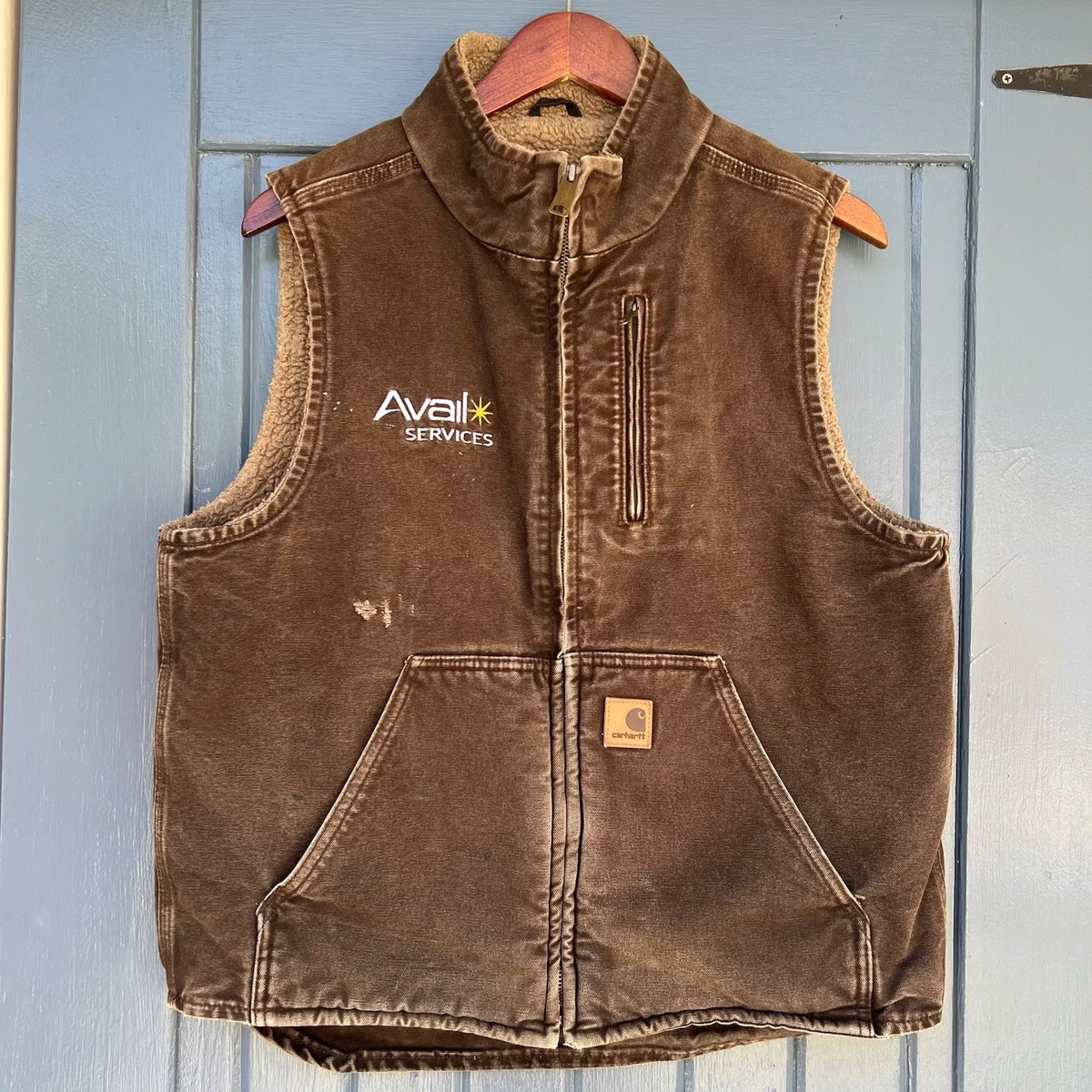 Carhartt Sandstone Vest In Men's Coats & Jackets for sale | eBay