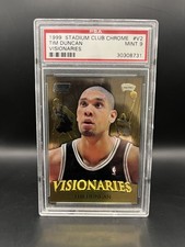 Tim Duncan Refractor #V2 Prices | 1999 Stadium Club Chrome