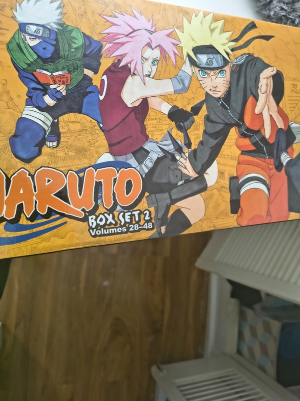 Naruto Manga Box Set 2 Volumes, 28-48 English Manga Good Condition