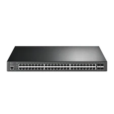 TP LINK 48-Port Gigabit and 4-Port 10G Switch SG3452XP UPC 840030702518 - Com...