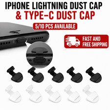 5/10Pcs Type C Dust Plug Charging Port Protector for iPhone Samsung