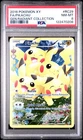 2016 POKEMON XY GENERATIONS RADIANT COLLECTION #RC29 FULL ART/PIKACHU PSA 8