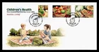 DR WHO 2002 NEW ZEALAND FDC HEALTHY LIVING PRODUCE COMBO M71050