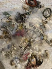 Huge VTG Jewelry Lot 50+ Pieces Costume Estate Mixed Brooches Watches Beads