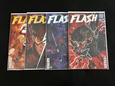 Absolute Flash Comic Lot Issues 9-12 1st Prints