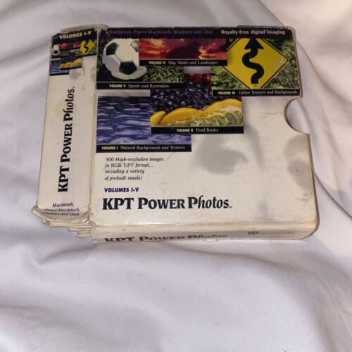 Kai's KPT Power Photos 3 Mac/Windows Software 8 CD Incompleted Missing one - Picture 2 of 8