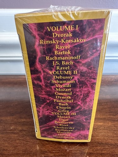 CLASSICAL WORLD COLLECTION 3 Cassette Box Set! Bach Debussy Chopin Bizet - Picture 2 of 5
