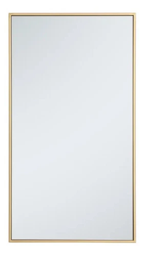 Elegant Lighting MR42036BR - Mirrors Home Decor -Gold Frame 20x36 - Picture 2 of 4