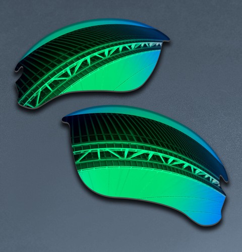 POLARIZED Replacement Lenses for Oakley Flak Draft Asian Fit OO9373 70mm - Foto 7 di 27