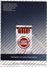 Lucky Strike Werbung Anzeige Reklame