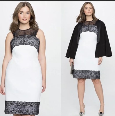 white lace dress size 20