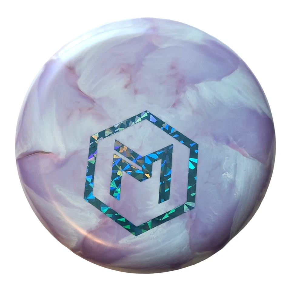 Discraft ESP Luna 170-2g Purple Swirl Petomoodi Paul McBeth F2 Overstamp - Image 2 of 4