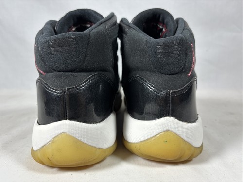 Nike Air Jordan XI 11 Retro ‘72-10’ BG Gym Red Black 378038-002 Sz 6Y - Picture 5 of 12