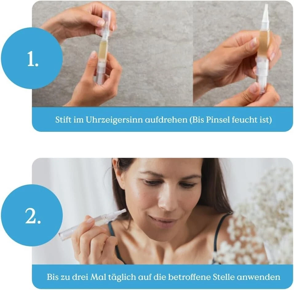 Health Routine Wart Care Pen — Hautpflege-Stift mit Teebaumöl & Salicylsäure - Bild 4 von 4