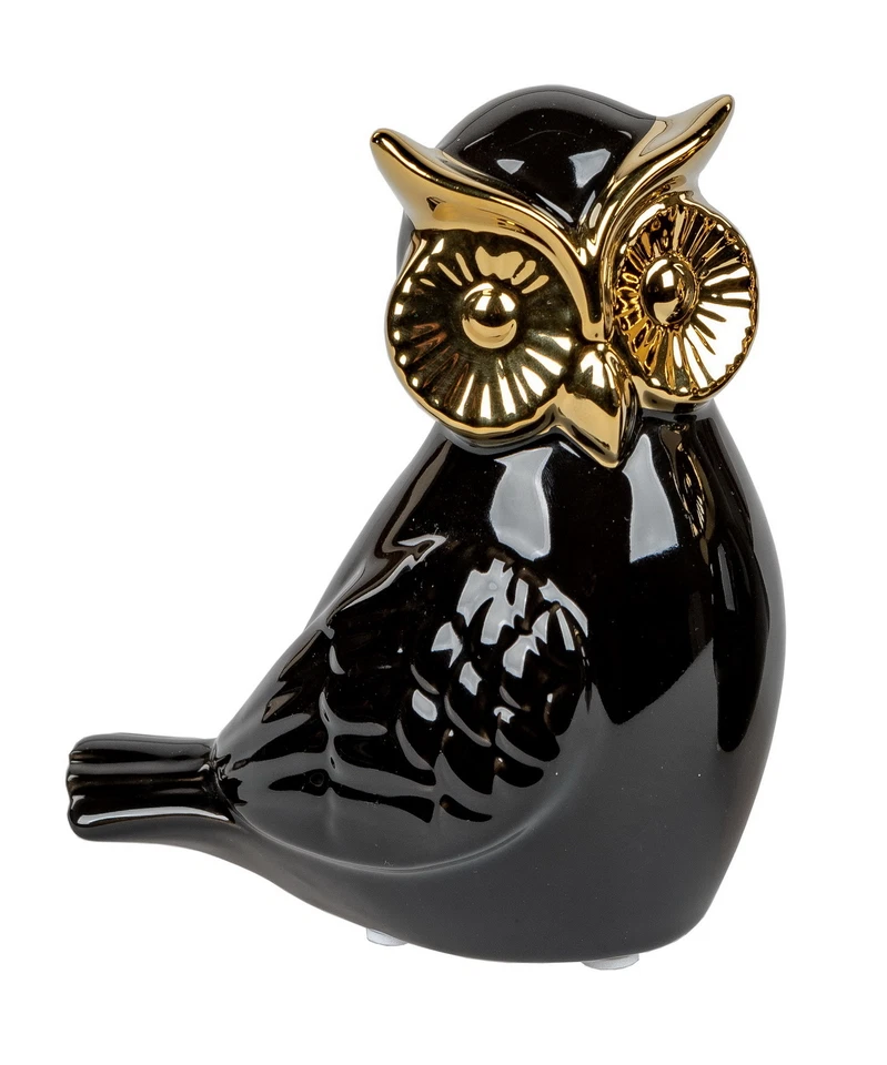 Eule Uhu Kauz Deko Garten Tier Vogel Figur Skulptur Schneeeule Schleiereule  - Bild 1 von 1