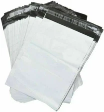 7.5x10.5 Poly Mailers Bags Plastic Shipping Envelopes Self Seal 2.5 mil 