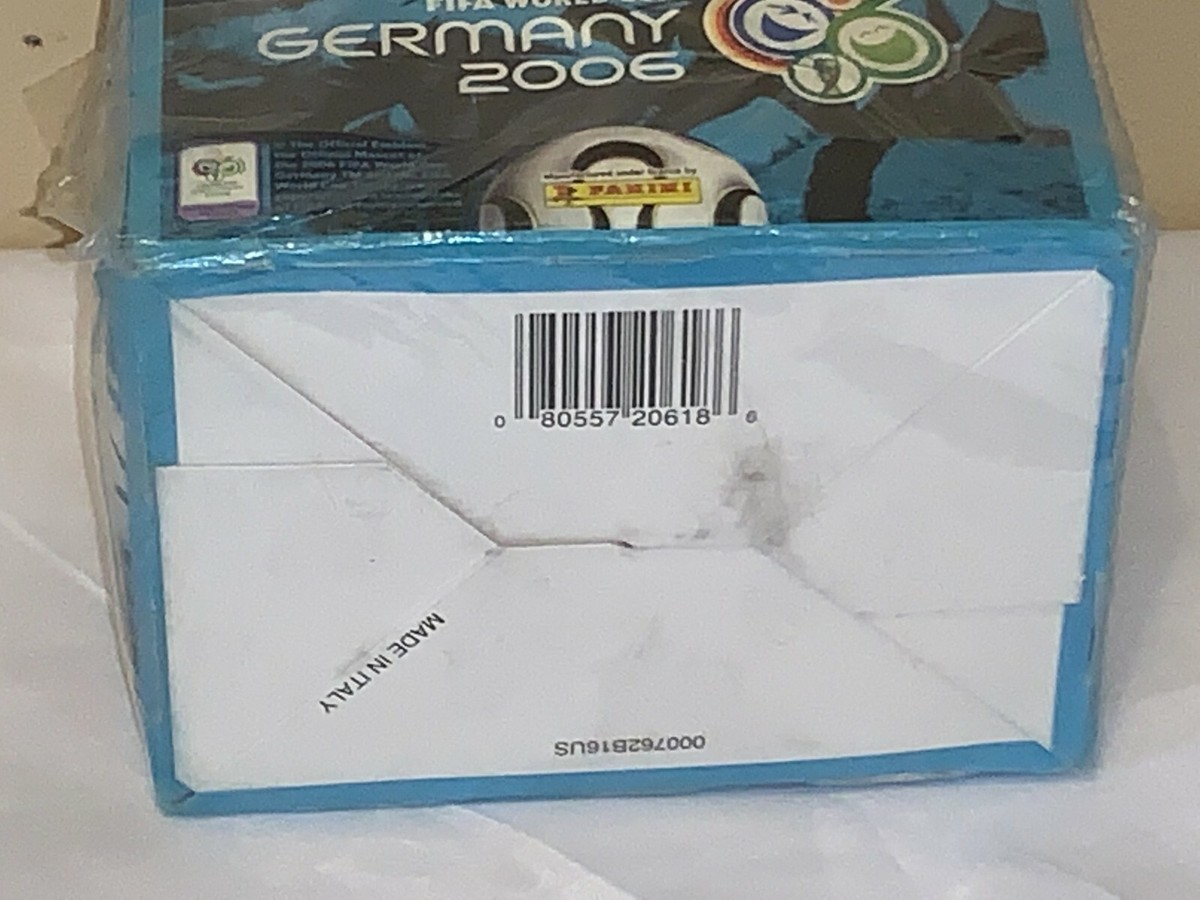 FIFA WORLD CUP GERMANY 2006 PANINI RETAIL BOX FACTORY BRAND FIFA WORLD CUP GERMANY 2006 PANINI RETAIL BOX FACTORY BRAND