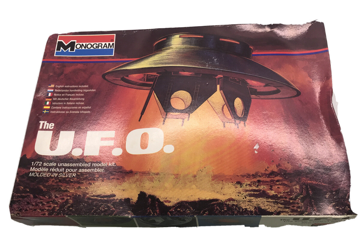 モノグラム 1/72 6012 The U.F.O. 空飛ぶ円盤 ※史料・古典キット☆
