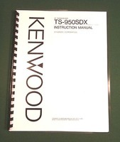 Kenwood Ts-950sdx Instruction Manual - Premium Card Stock Covers & 28 Lb Paper Kenwood Ts-950sdx Instruction Manual - Premium Card Stock Covers & 28 Lb Paper