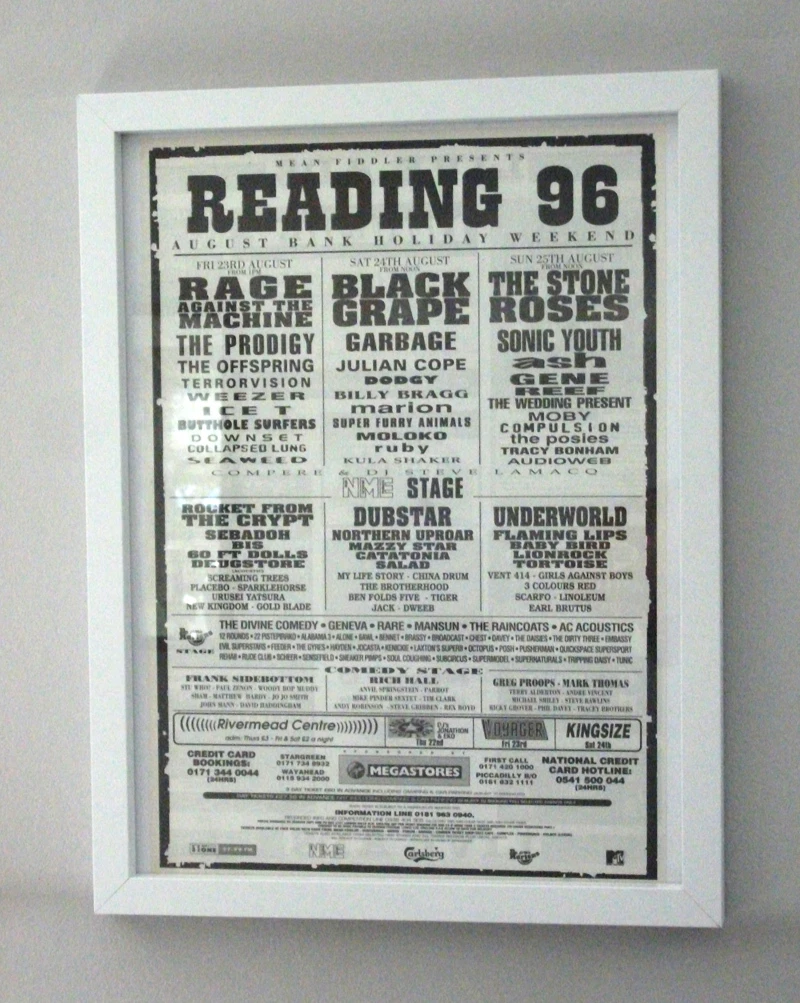Hot Chip Ready for the Floor 30 X 24 cm MUSIC Advert WALL ART