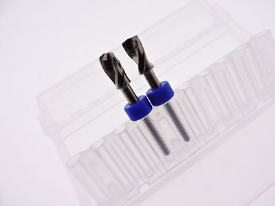 2qty 5.0mm Carbide End Mill Router Bit CNC FR4 2 Flute 3/8'' Length 1/8'' Shank