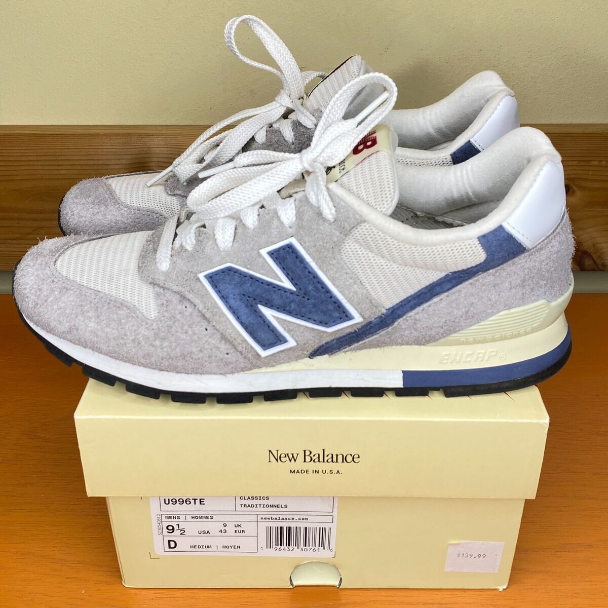 New Balance Made in USA 996 Size 9.5 Men Marblehead Vintage New Balance Made in USA 996 Size 9.5 Men Marblehead Vintage