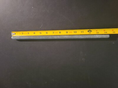 14.5 Inch Long X 1/2'' Diameter Galvanized All Thread Bolt