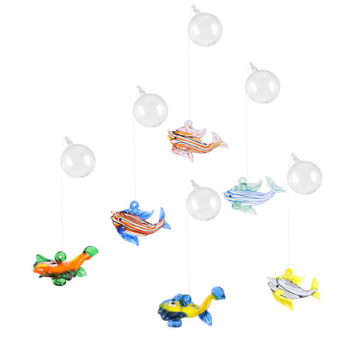  6 PCS Schwimmerkugel Für Aquarien Dekorationen Ornament Klein Betta Fisch - Bild 1 von 18