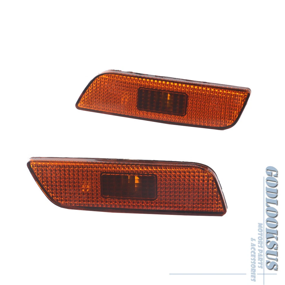 A Pair Front Left+ Right Side Marker Lamp Light NO BULB For Volvo S80 2002-2006 - Image 2 of 4