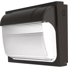 Contractor Select TWX2 250-Watt Equivalent Integrated LED Dark Bronze Wall Pack