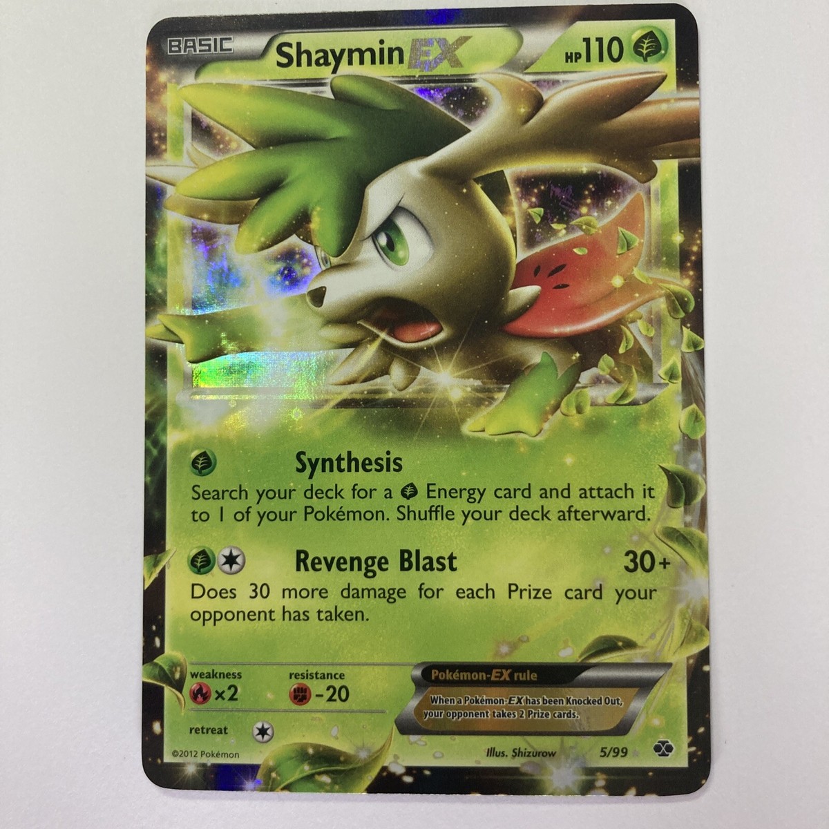 Pokémon TCG Shaymin-EX Next Destinies 5/99 Holo Holo Rare EX NM | eBay