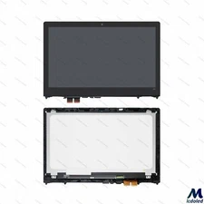 LCD Screen Touch Digitizer Assembly +Bezel For Lenovo Flex 4-1580 1570 80SB 80VE