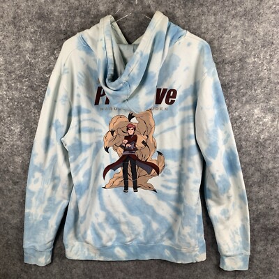 Primitive Naruto Shippuden Hoodie Mens Medium Blue Gaara | eBay