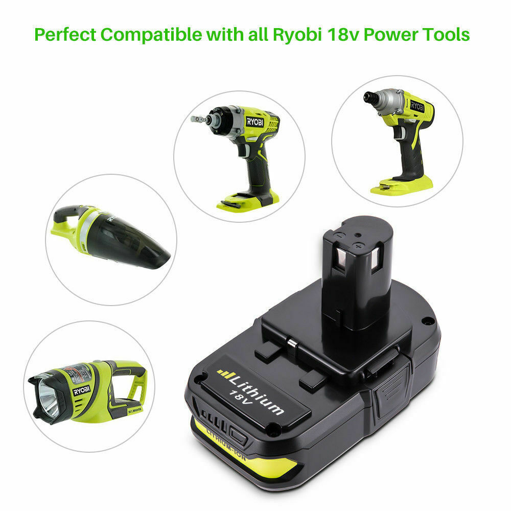 2Pack For RYOBI 18V ONE plus Lithium Ion Battery RB18L25 RB18L50 P108 P102 P107 — image 10