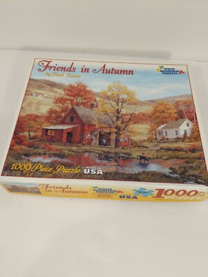 White Mountain Puzzles Friends in Autumn #189 - 1000 Piece Jigsaw Puzzle 24''x30''